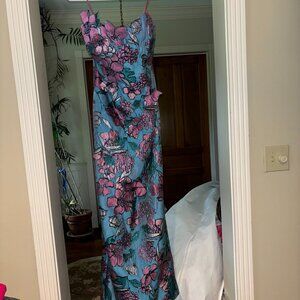 Rene Ruiz Collection Size 6 Blue Dress